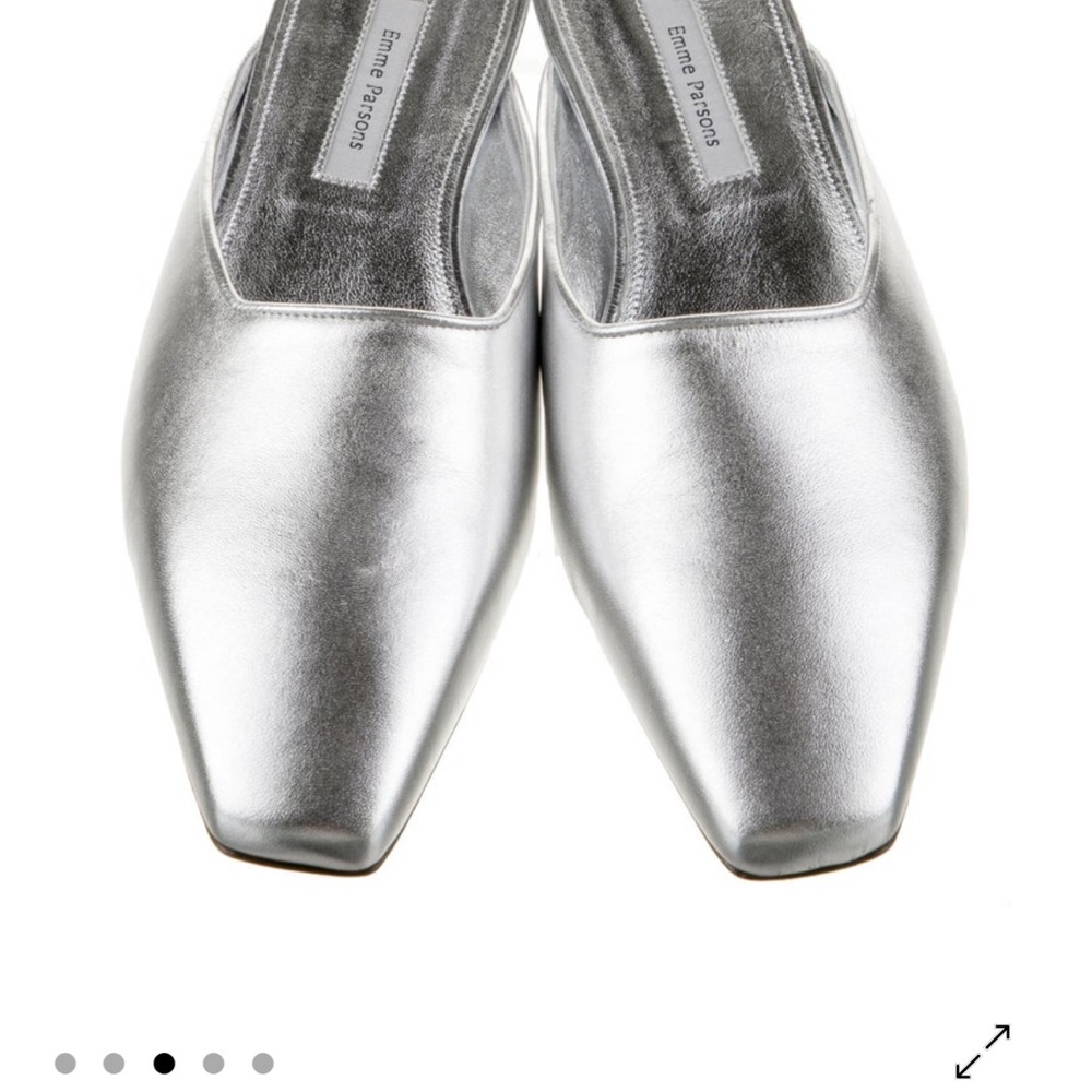 Emma Parsons Silver Women's Mules